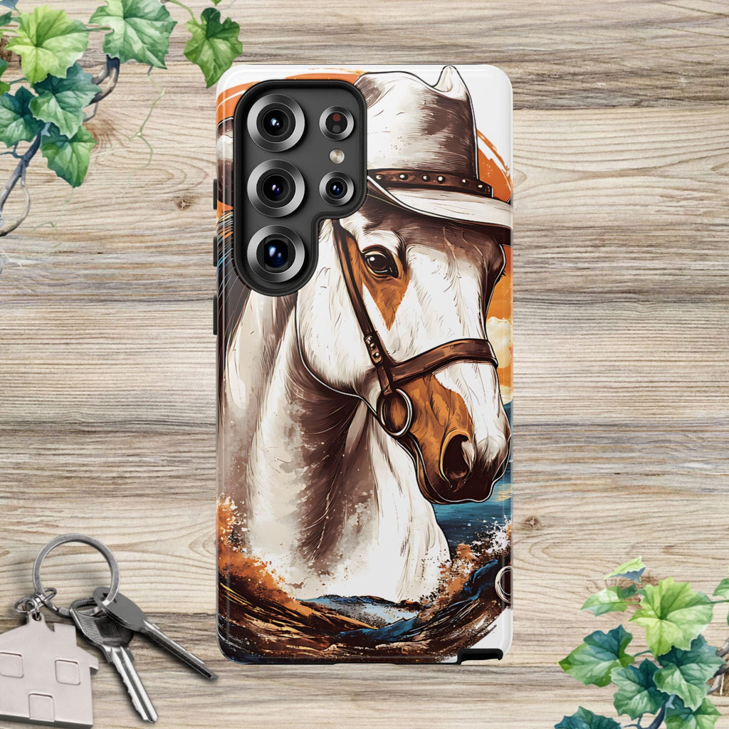 White Hat Horse-Phone Cases