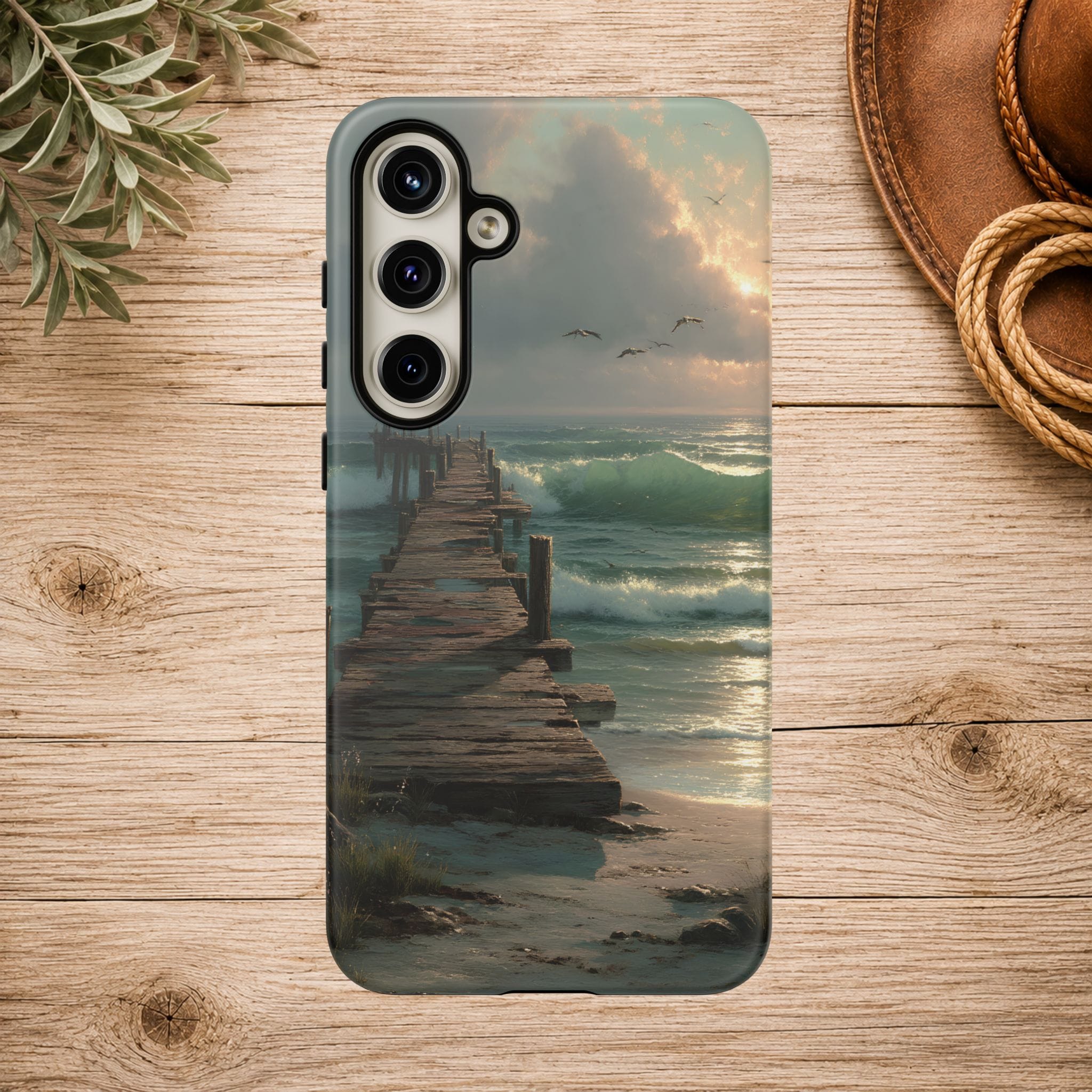 Wooden  Seaside Pier Phone Case