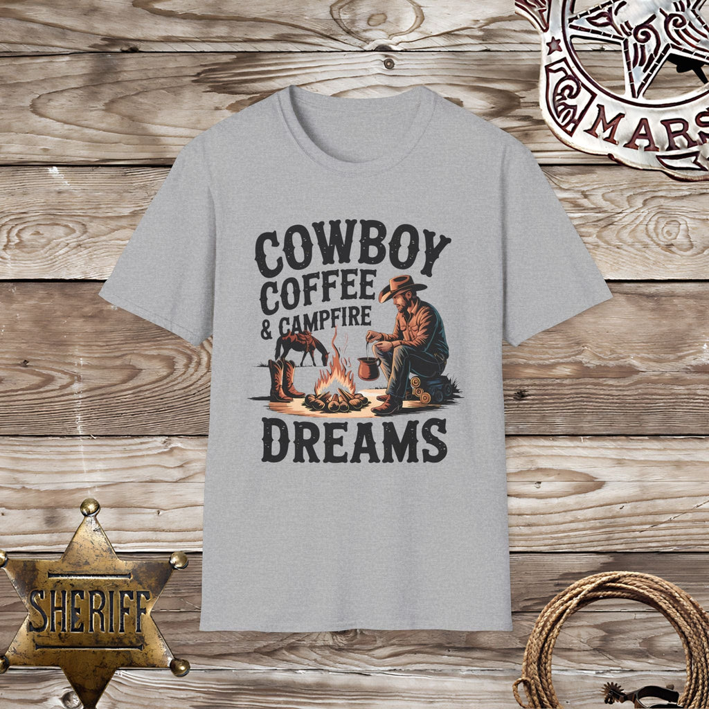 Coffe and Campfire-T-Shirt