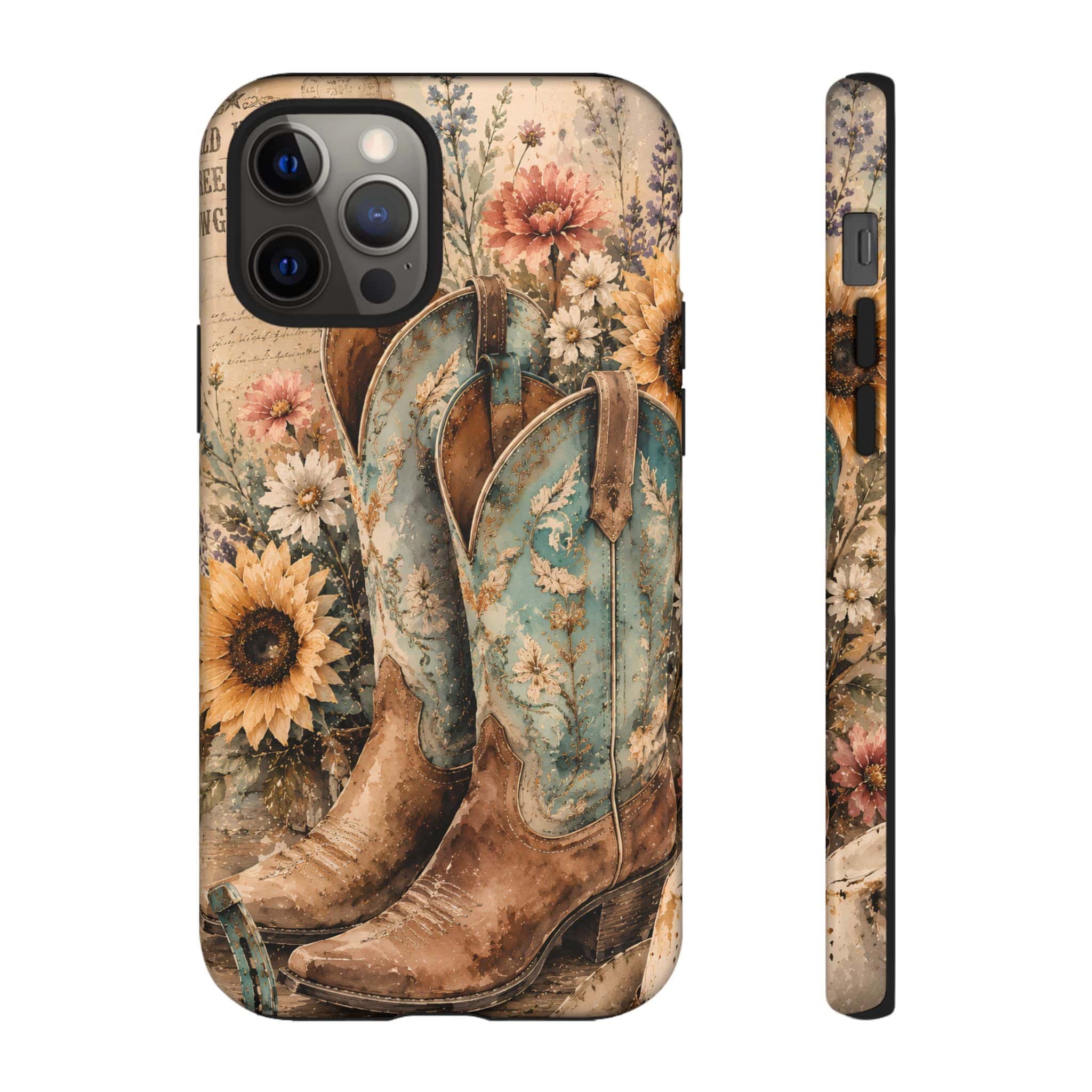 Rustique Sunflower Western iPhone Cover