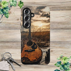 Guitar in a Wet Field -Phone Case