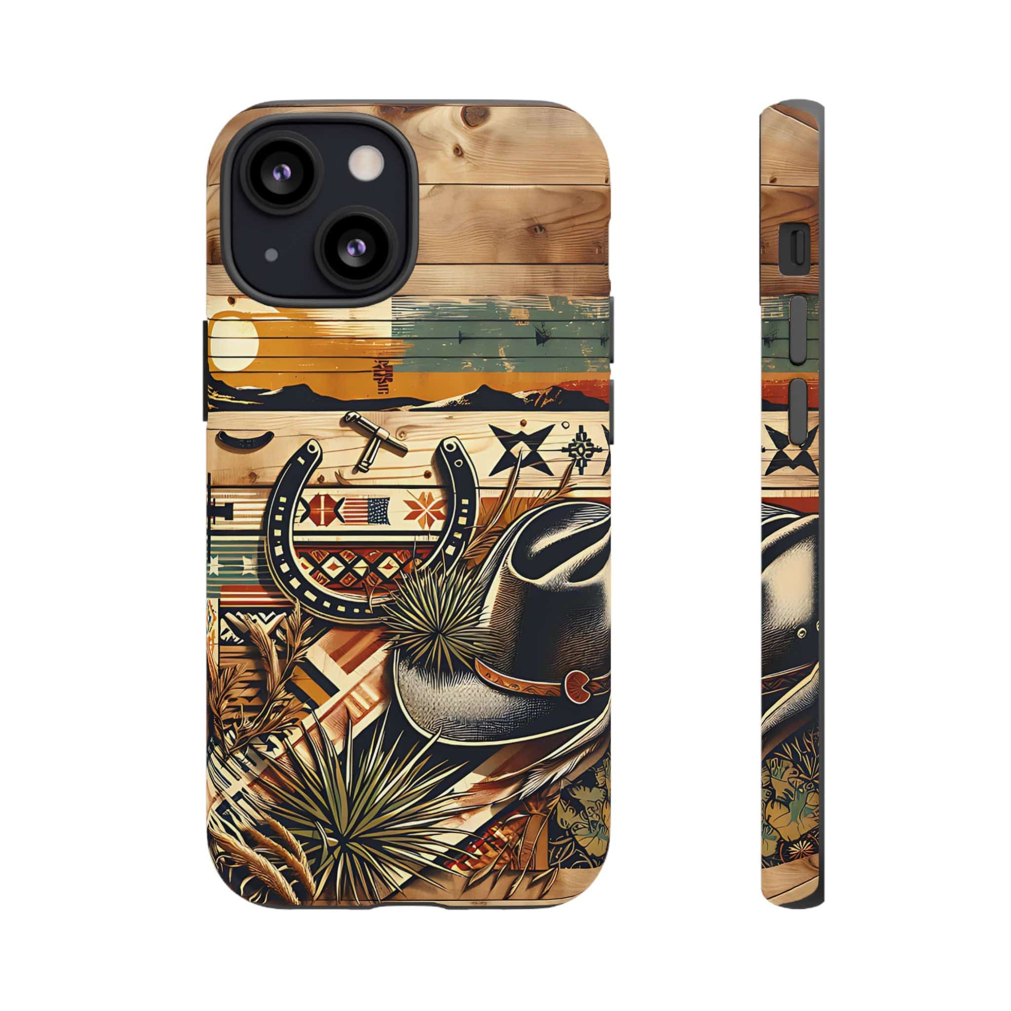 Hat and Horseshoes -Phone Case