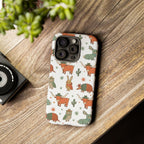 Armadillo, Longhorn, Owl & Bunny Pattern-Phone Case