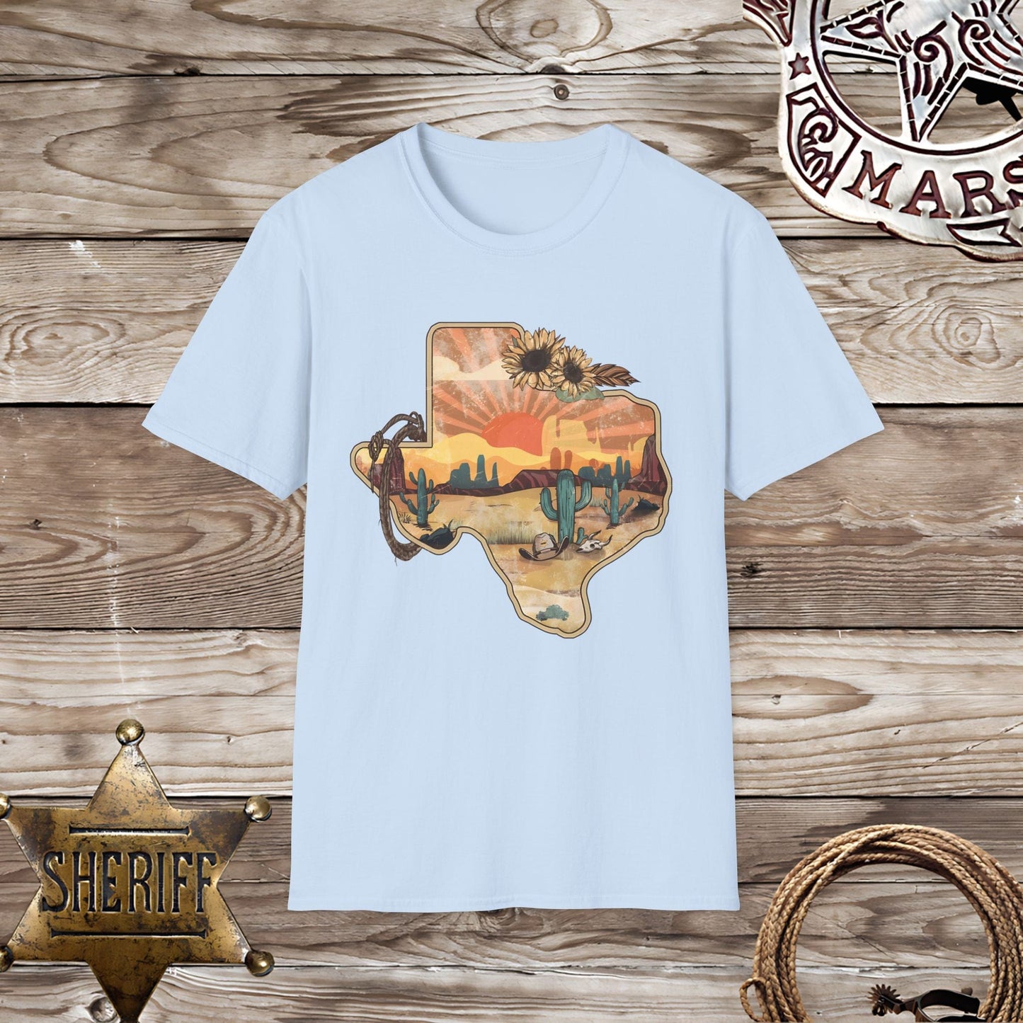 Softstyle Unisex T-Shirt: State of Texas