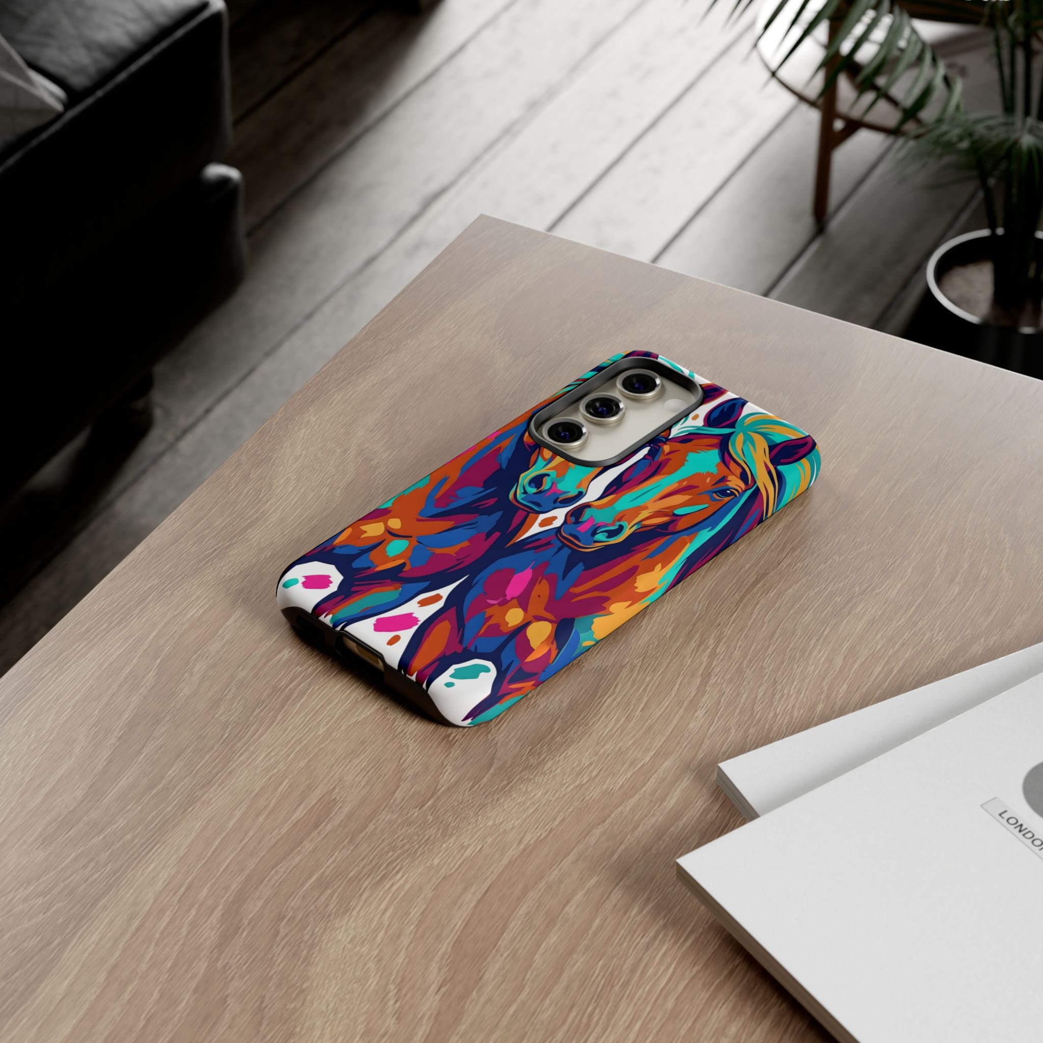 Vibrant Pop Art Equine Phone Case