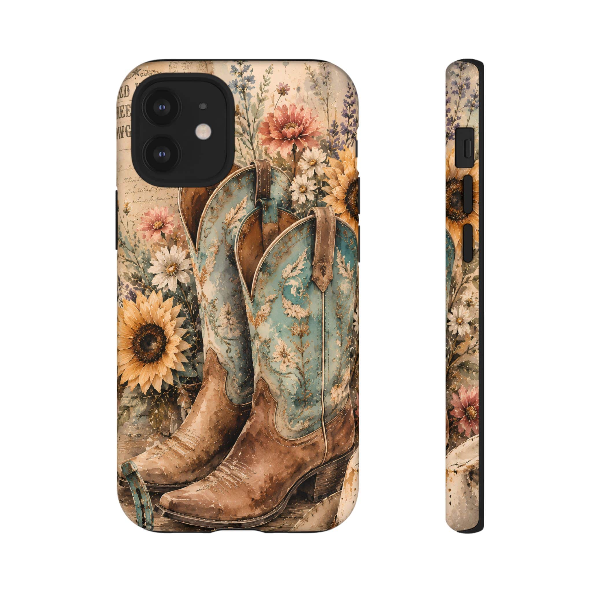 Rustique Sunflower Western iPhone Cover