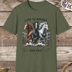 Life is Short Ride Fast - T-Shirt