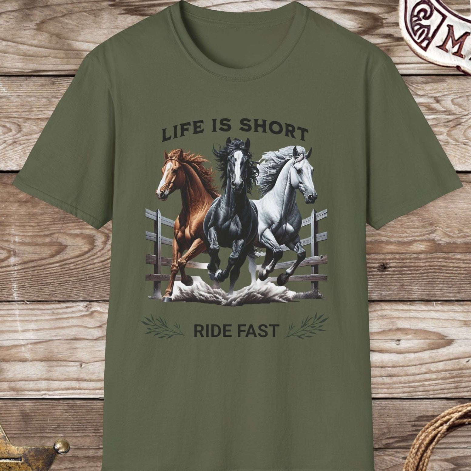 Life is Short Ride Fast - T-Shirt
