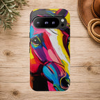 Abstract Colorful Horse Phone Case