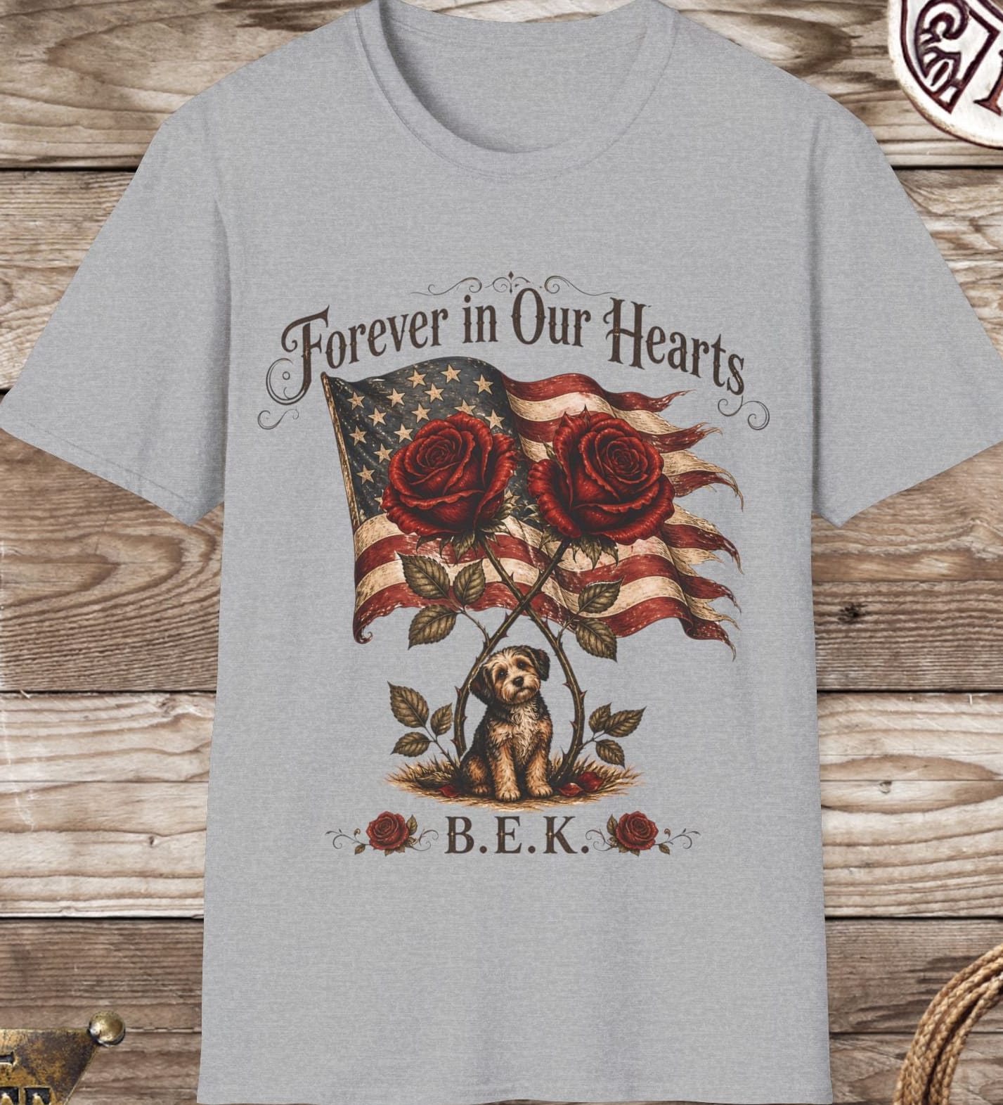 Forever in Our Hearts — B.E.K. Memorial Tee
