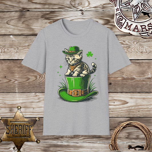 St. Patrick's Day Cat T-Shirt