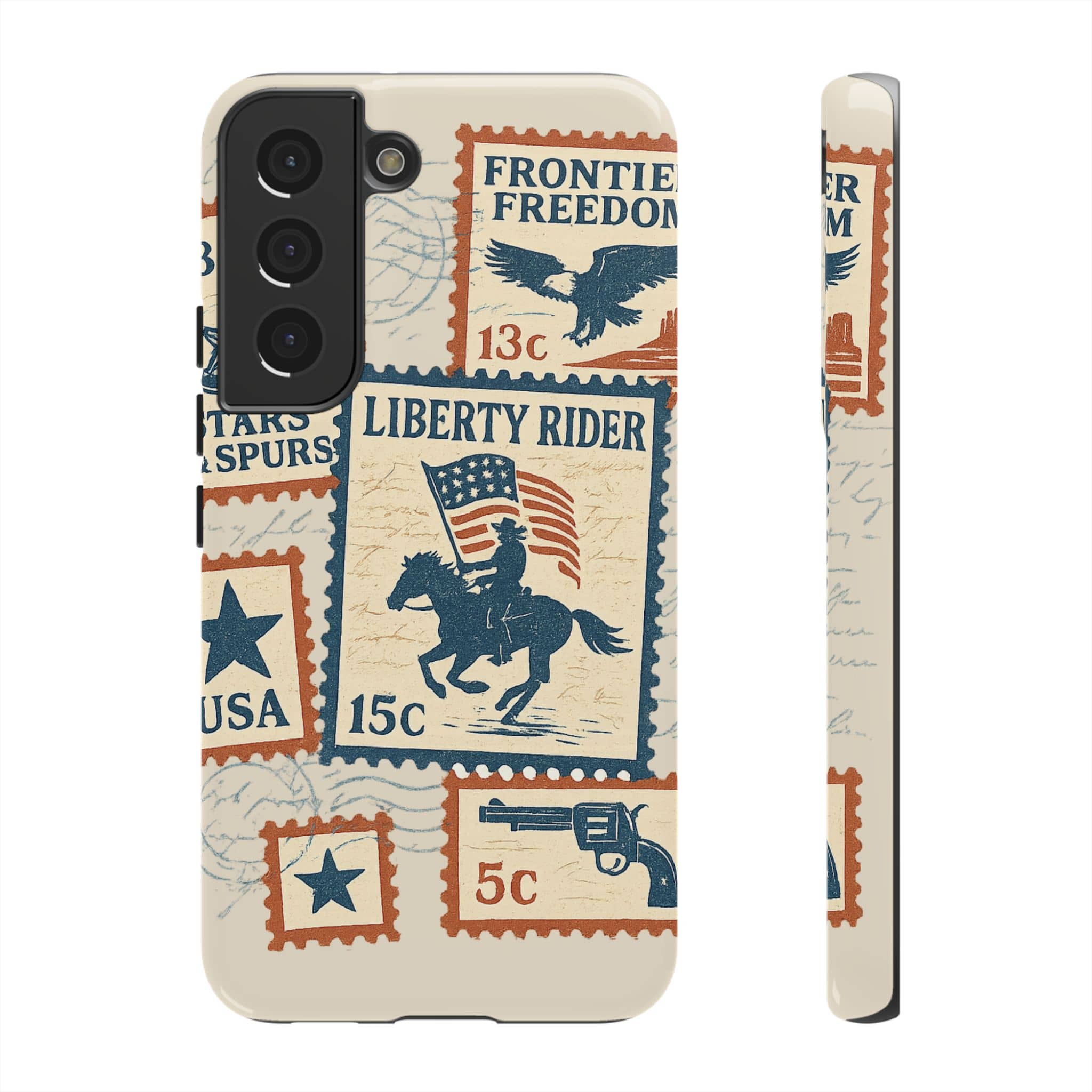Liberty Rider Vintage Western Patriotic Phone Case