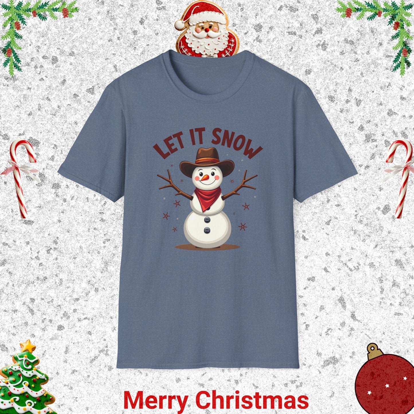 Softstyle Unisex  T-Shirt - Let it Snow