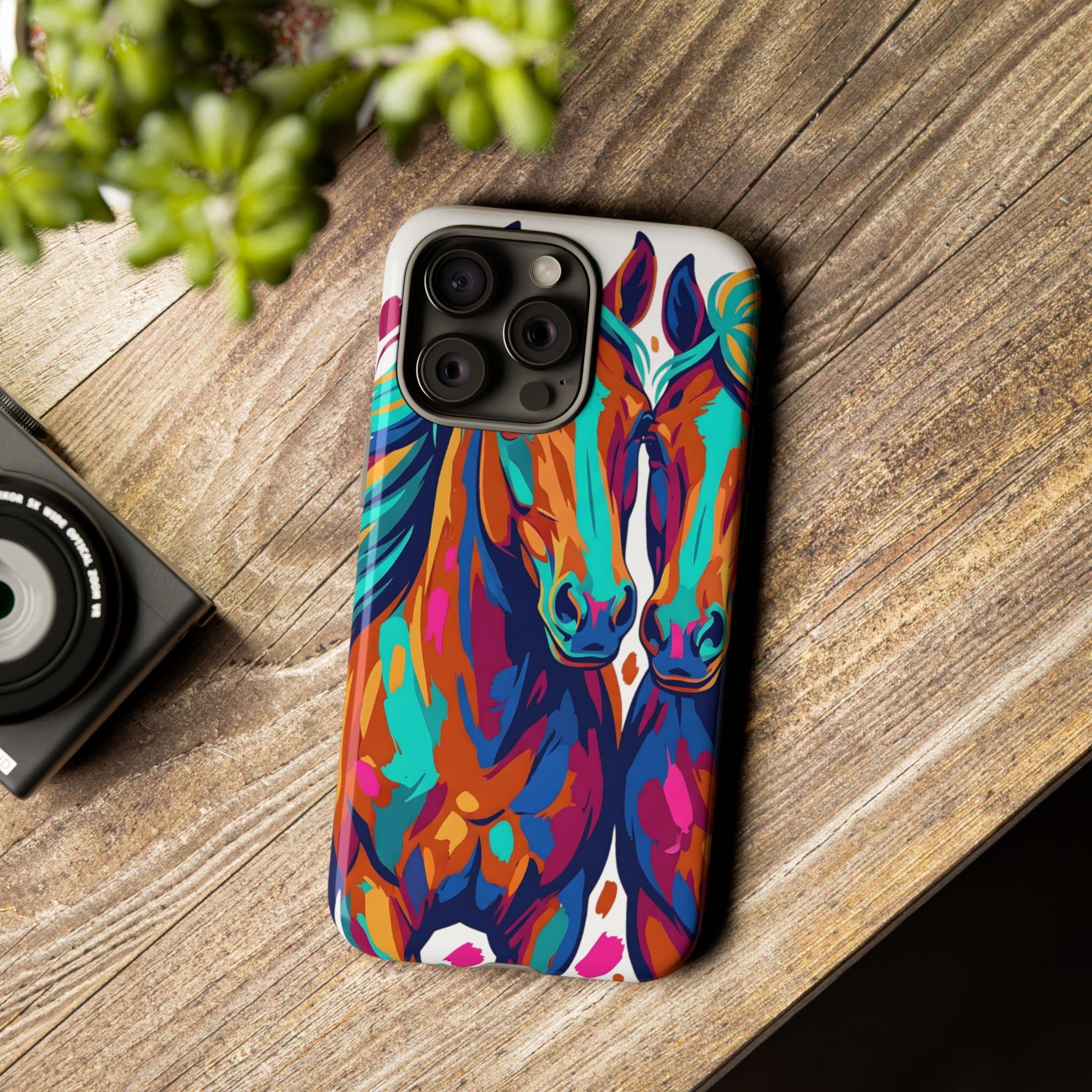 Vibrant Pop Art Equine Phone Case