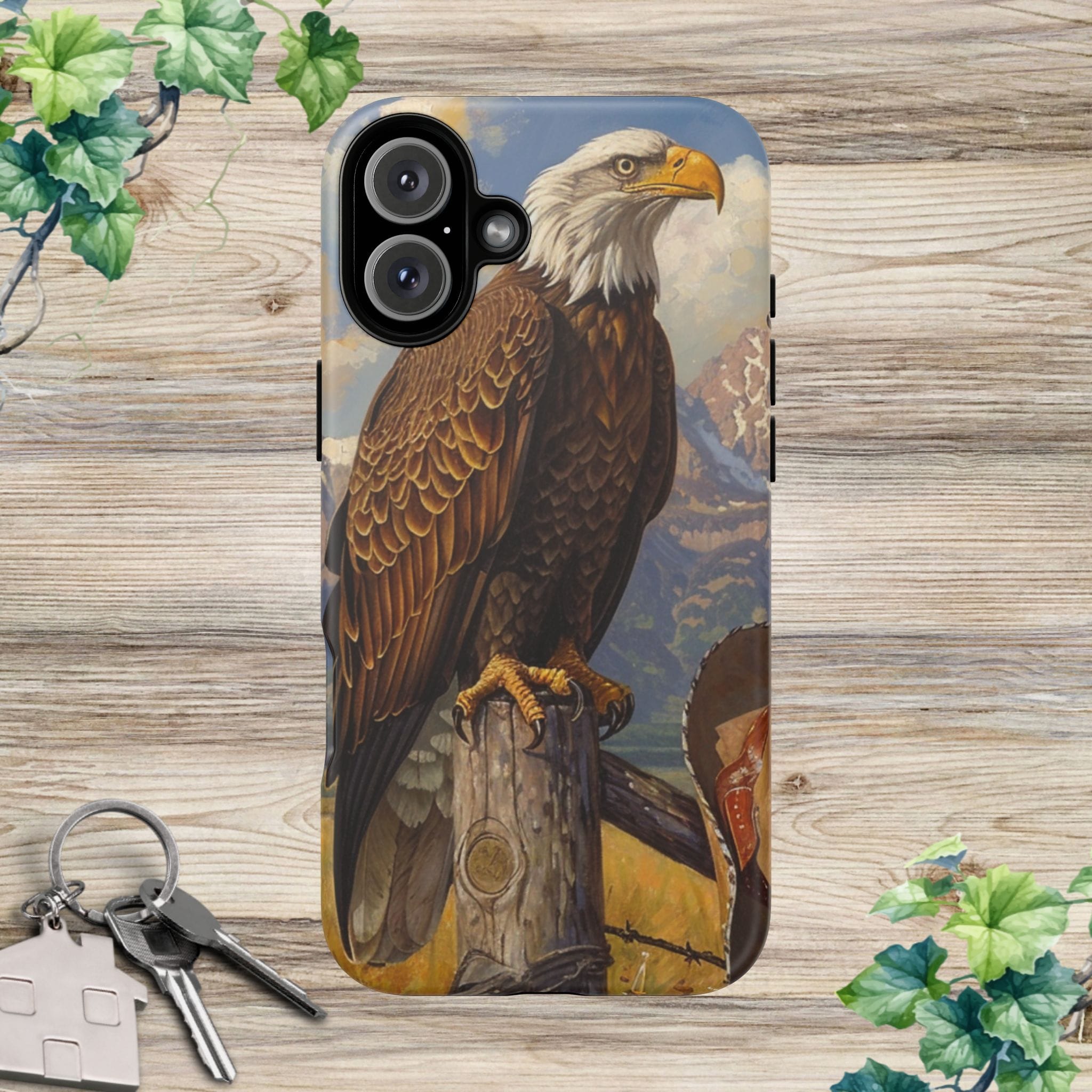 Vintage Bald Eagle Patriotic Phone Case