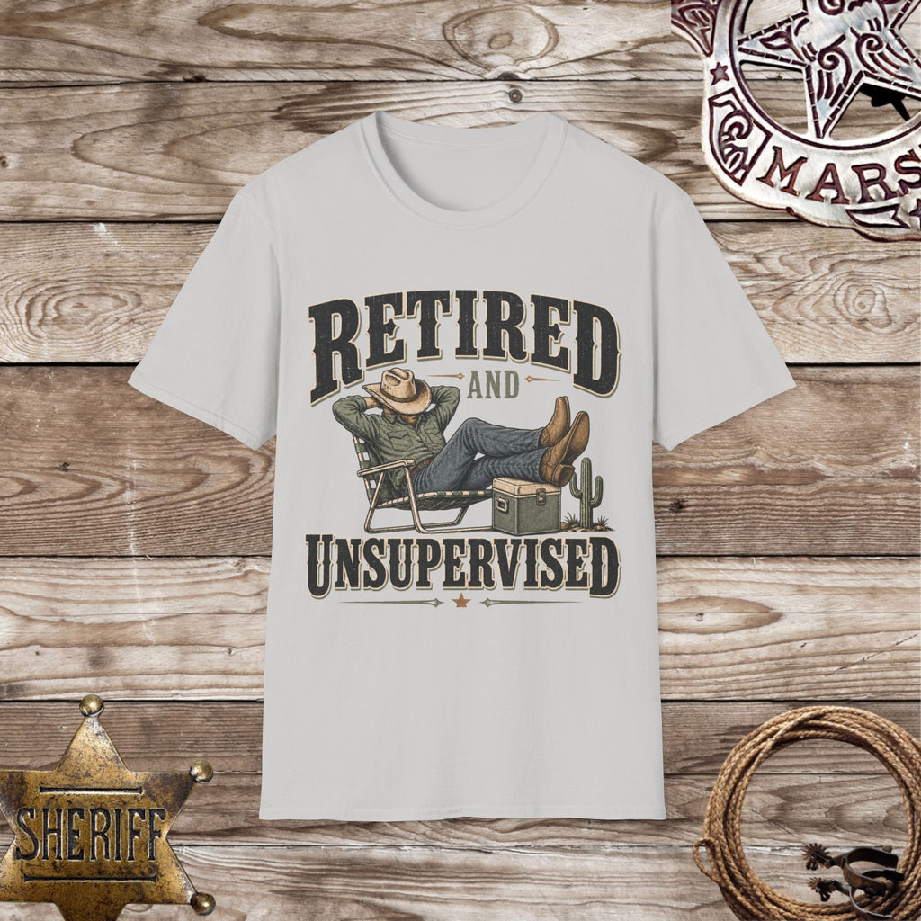 Retired and Unsupervised T-Shirt