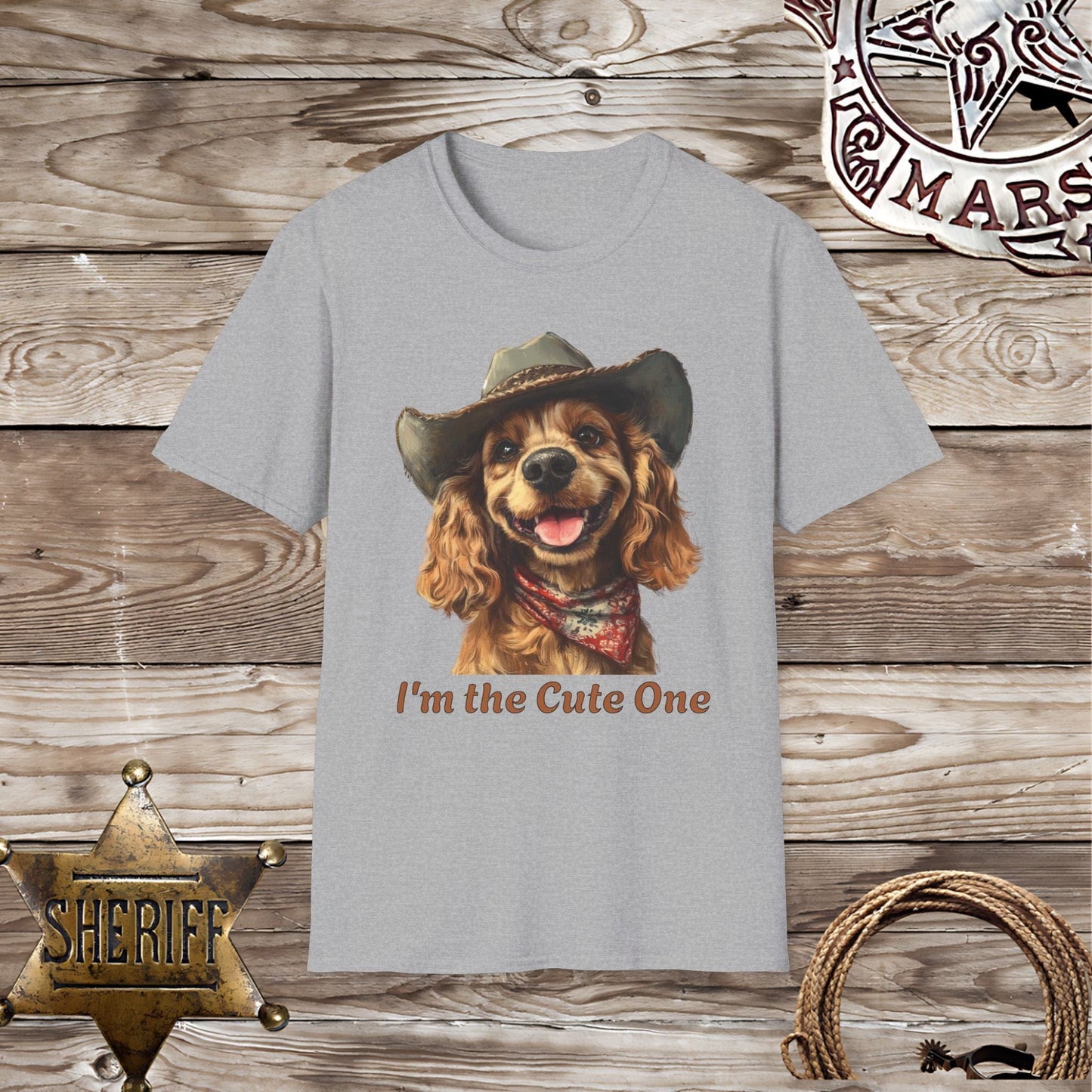 Softstyle Unisex T-Shirt: Cocker Spaniel the Cute one