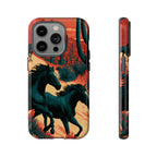 Desert Run Wild Horse Phone Case