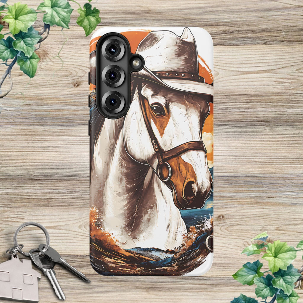 White Hat Horse-Phone Cases