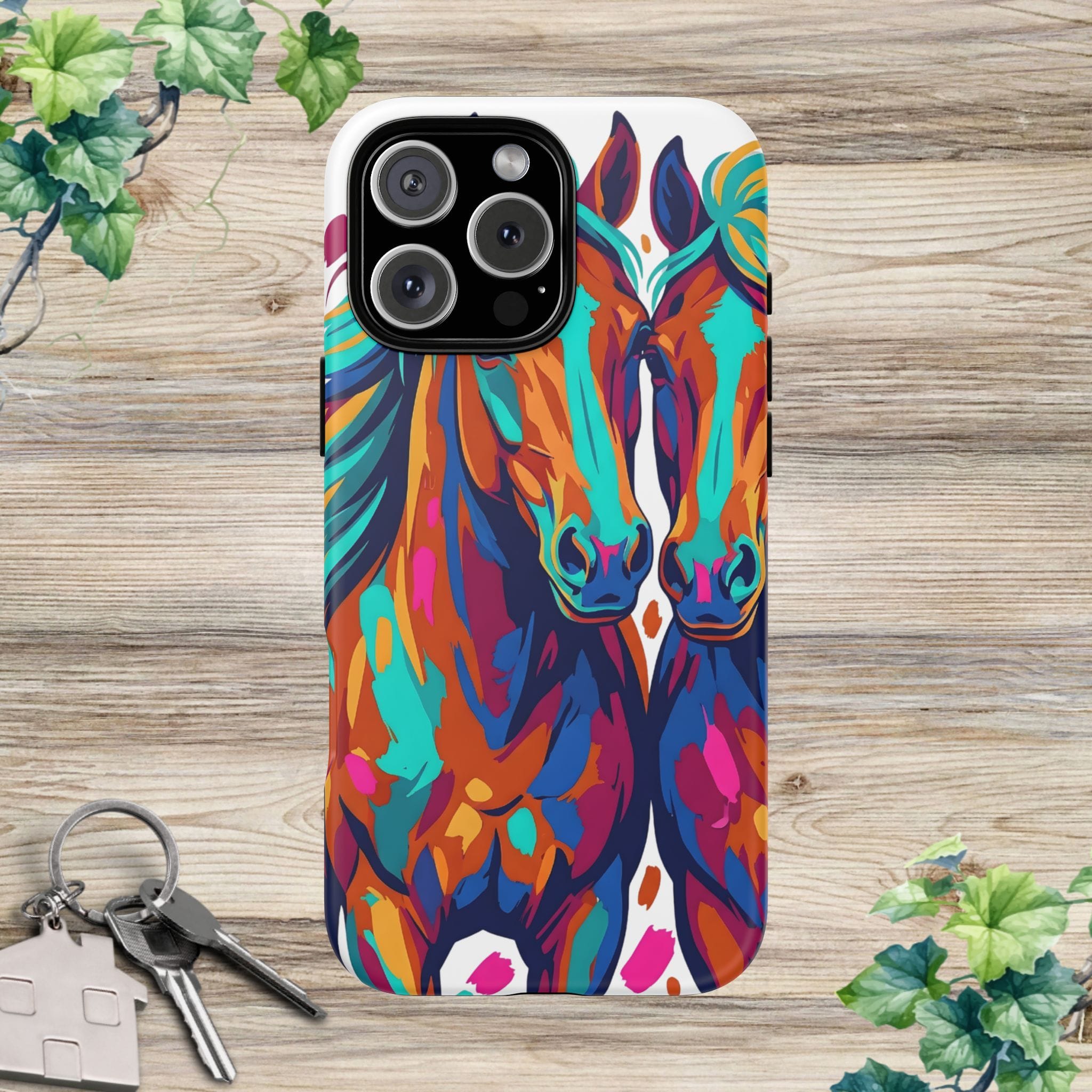 Vibrant Pop Art Equine Phone Case