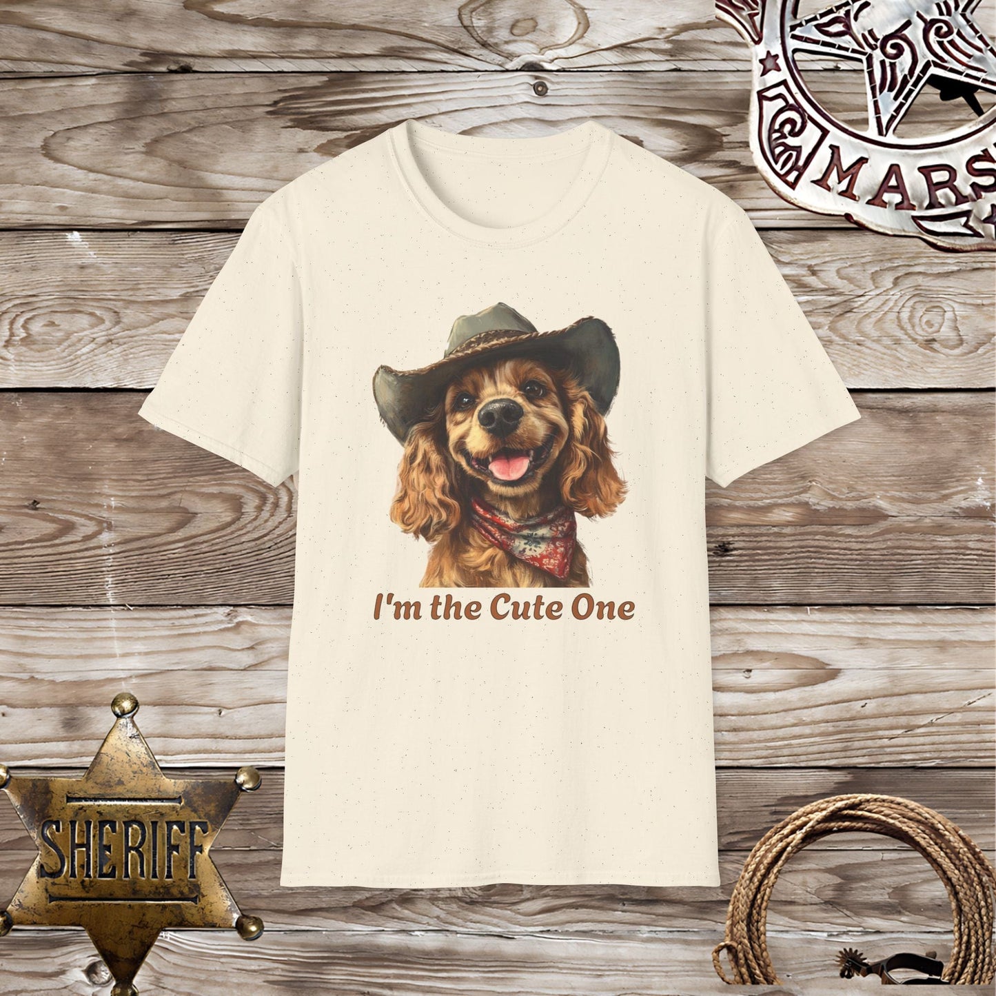 Softstyle Unisex T-Shirt: Cocker Spaniel the Cute one