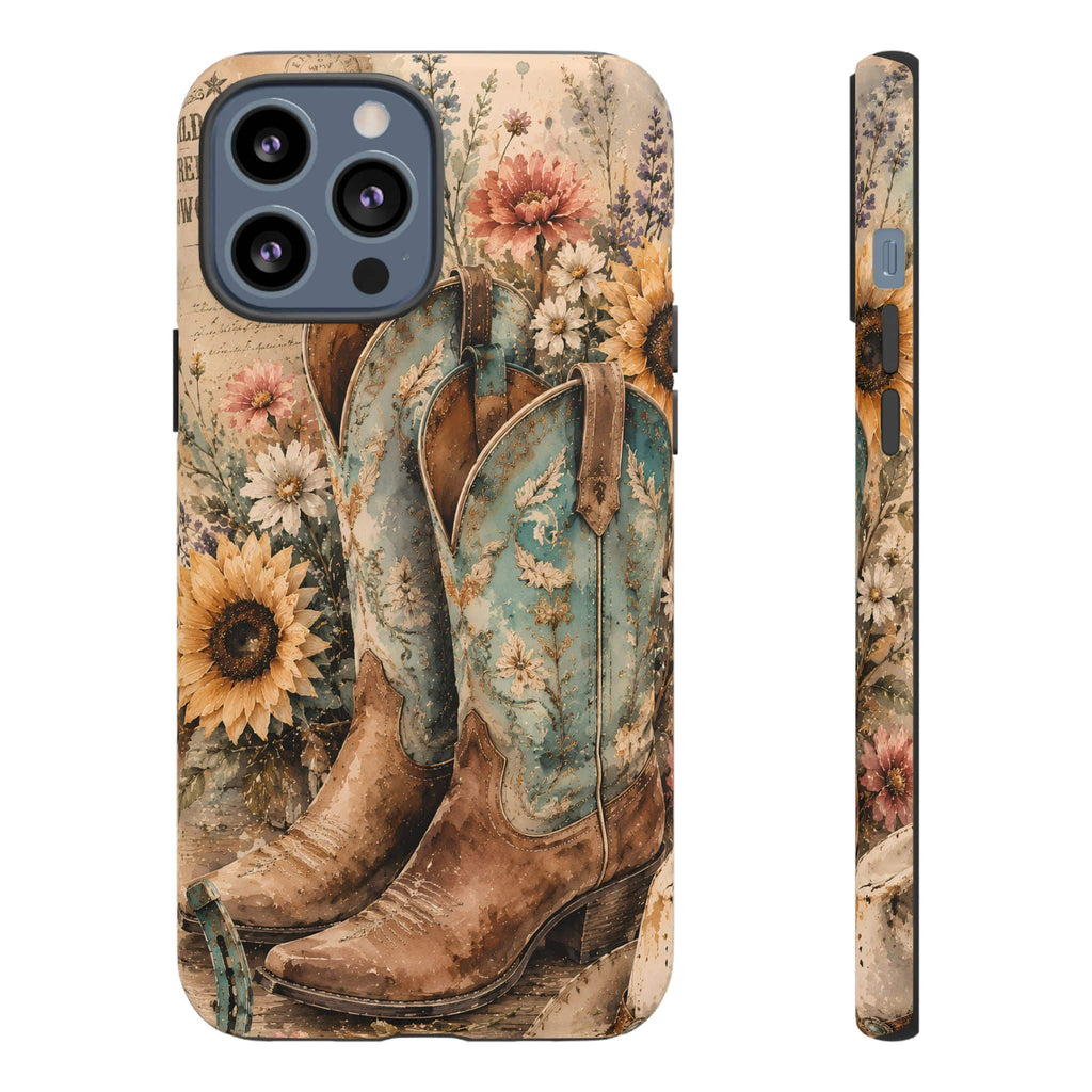 Rustique Sunflower Western iPhone Cover