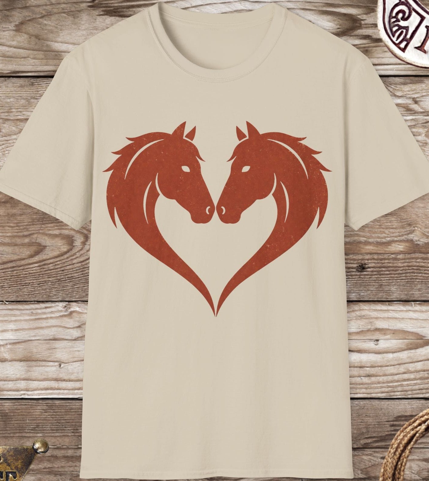 Horse Love Heart T-Shirt