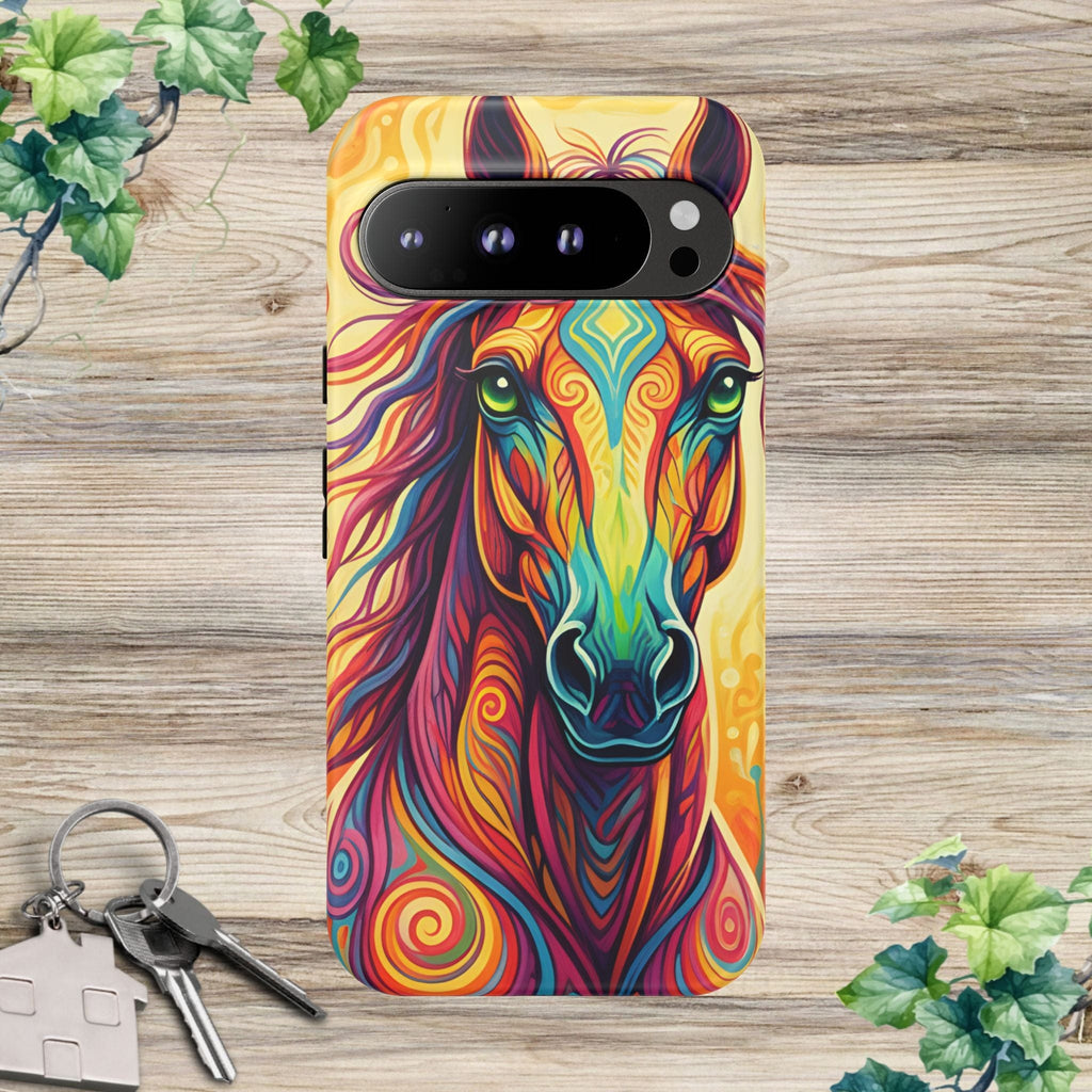 Vibrant Swirl Stallion - Phone Cover