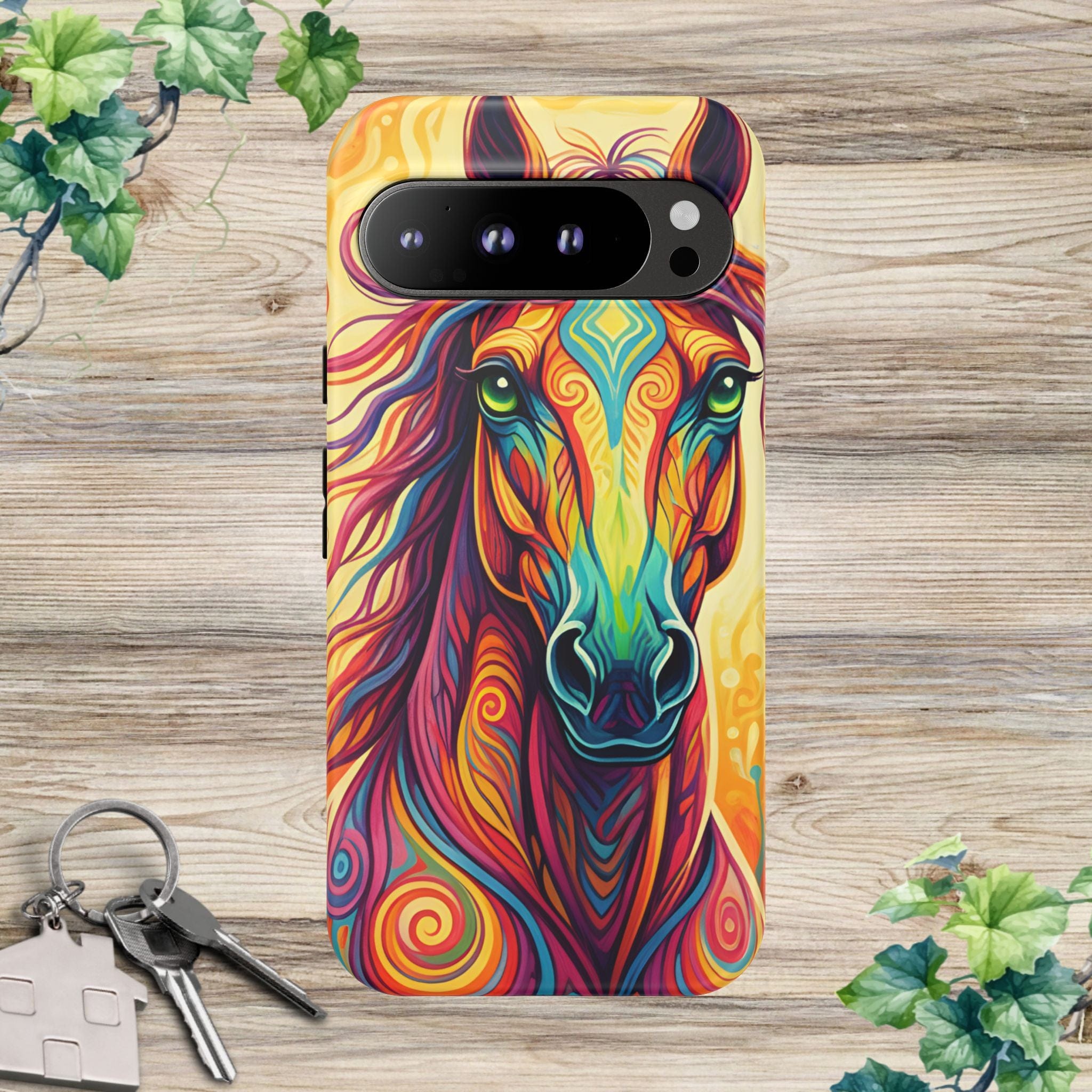 Vibrant Swirl Stallion - Phone Cover