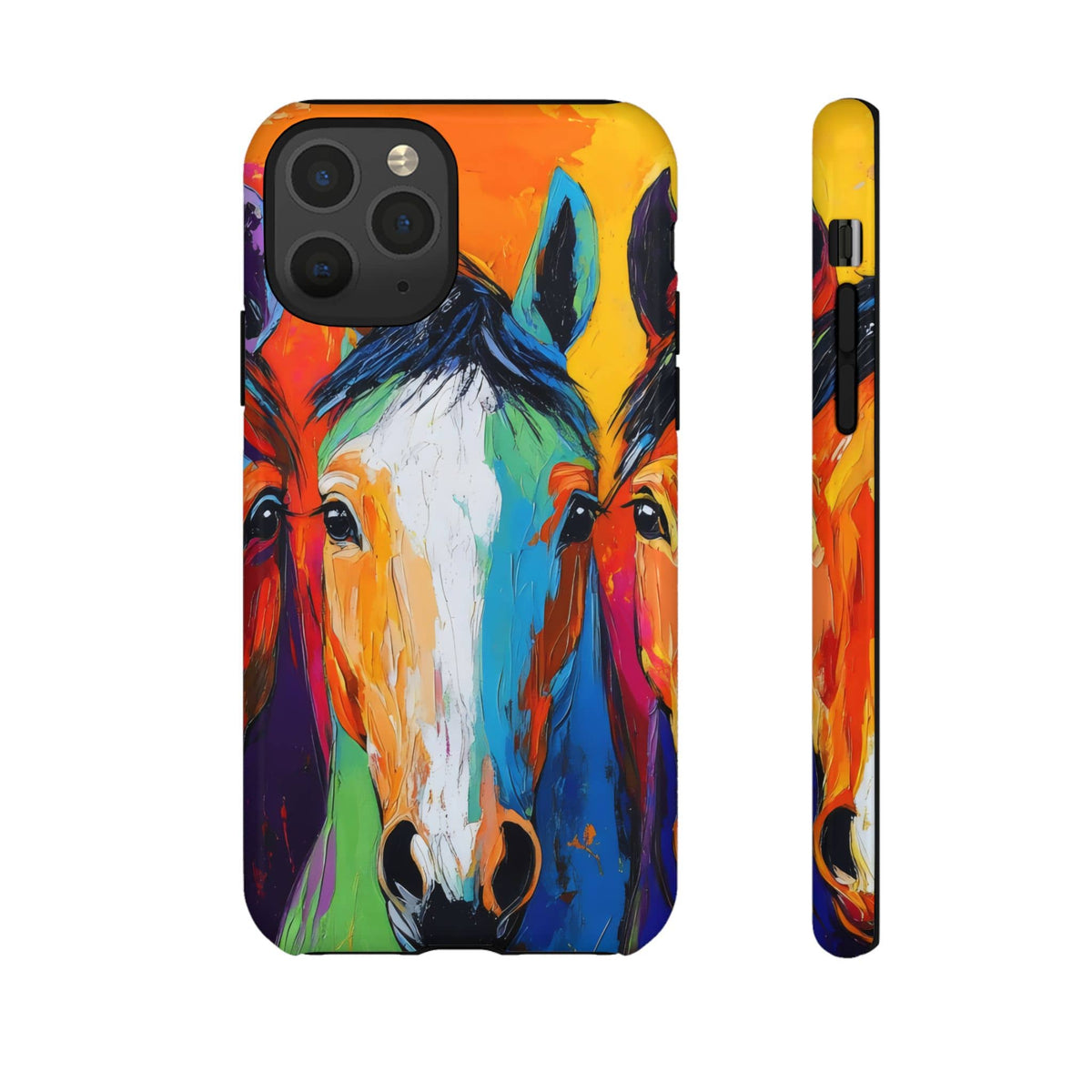 Colorful Horse Head Phone Case