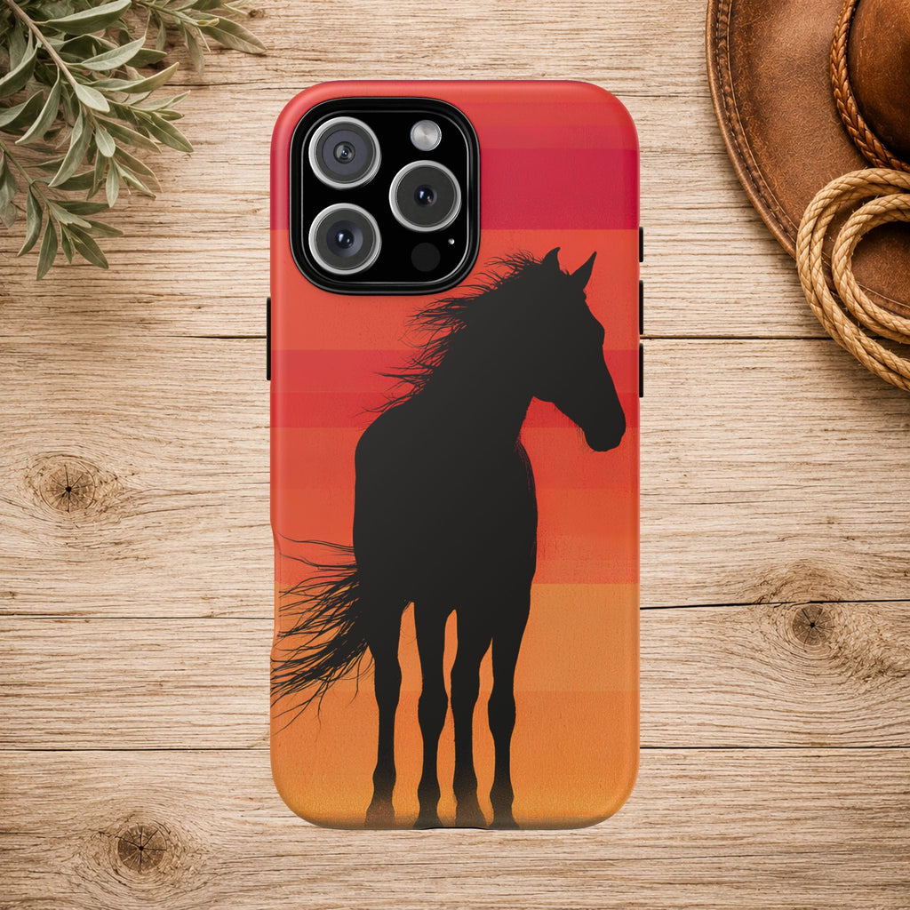 Sunset Spirit Horse Phone Case