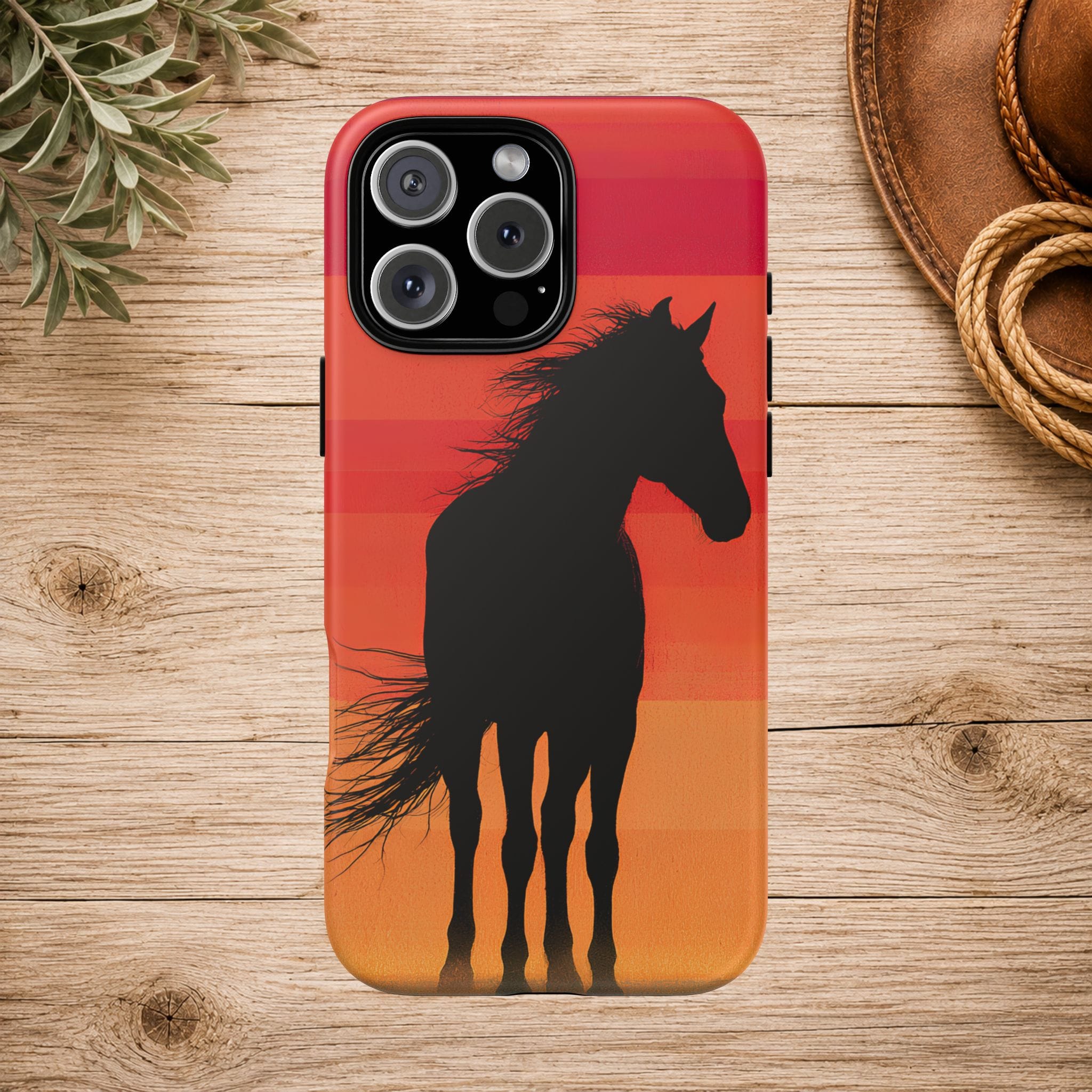 Sunset Spirit Horse Phone Case