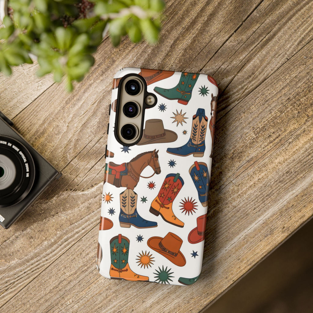 Cowboy Boots, Hats & Horses Phone Case