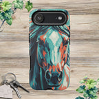 Colorful Horse Head – Turquoise