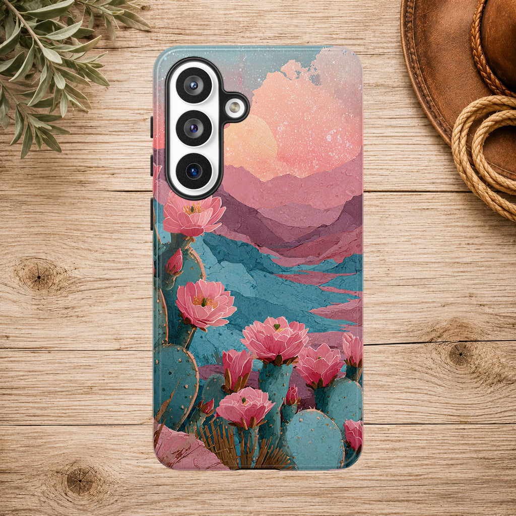 Desert Bloom Sunset Phone Case