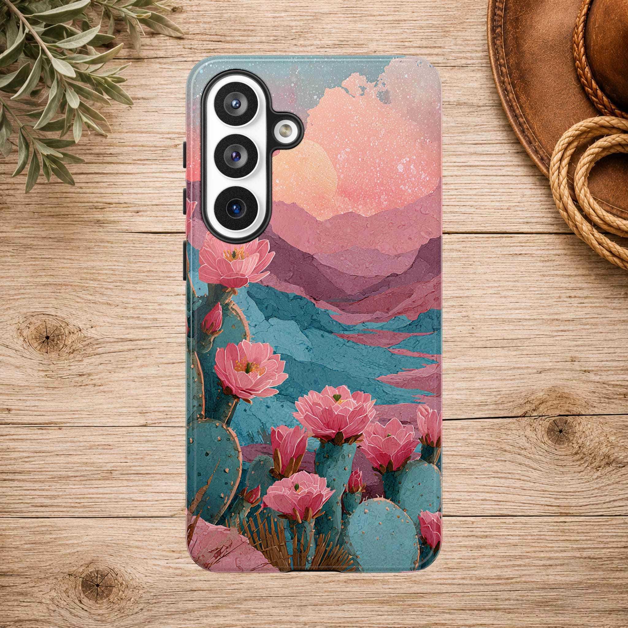 Desert Bloom Sunset Phone Case