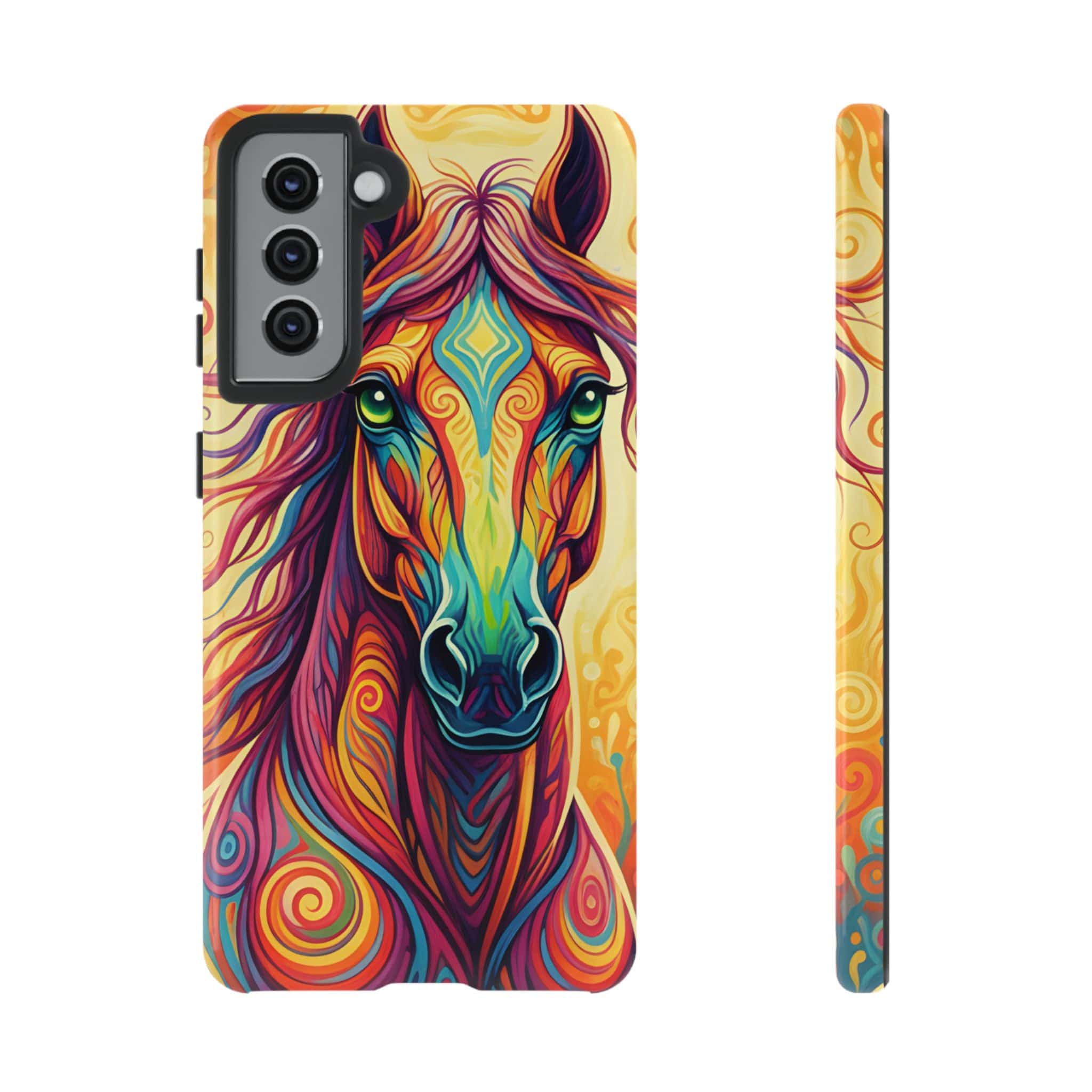 Vibrant Swirl Stallion - Phone Cover