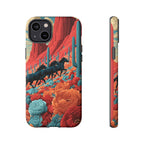 Desert Wild Horses Floral Phone Case