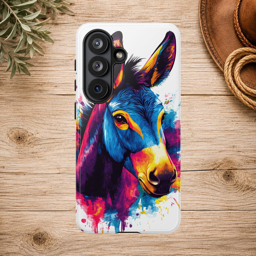 Color Splash Donkey Phone Case