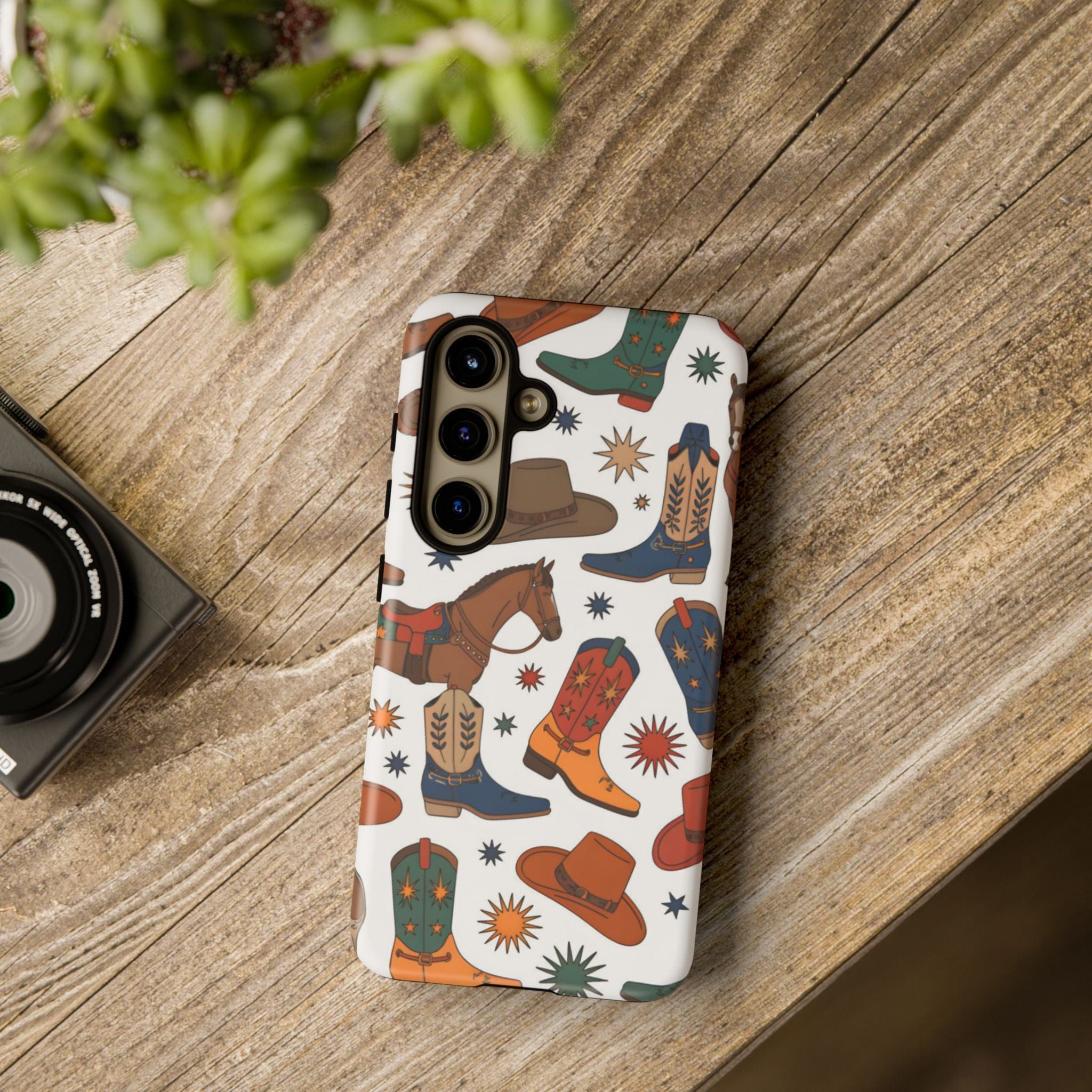 Cowboy Boots, Hats & Horses Phone Case