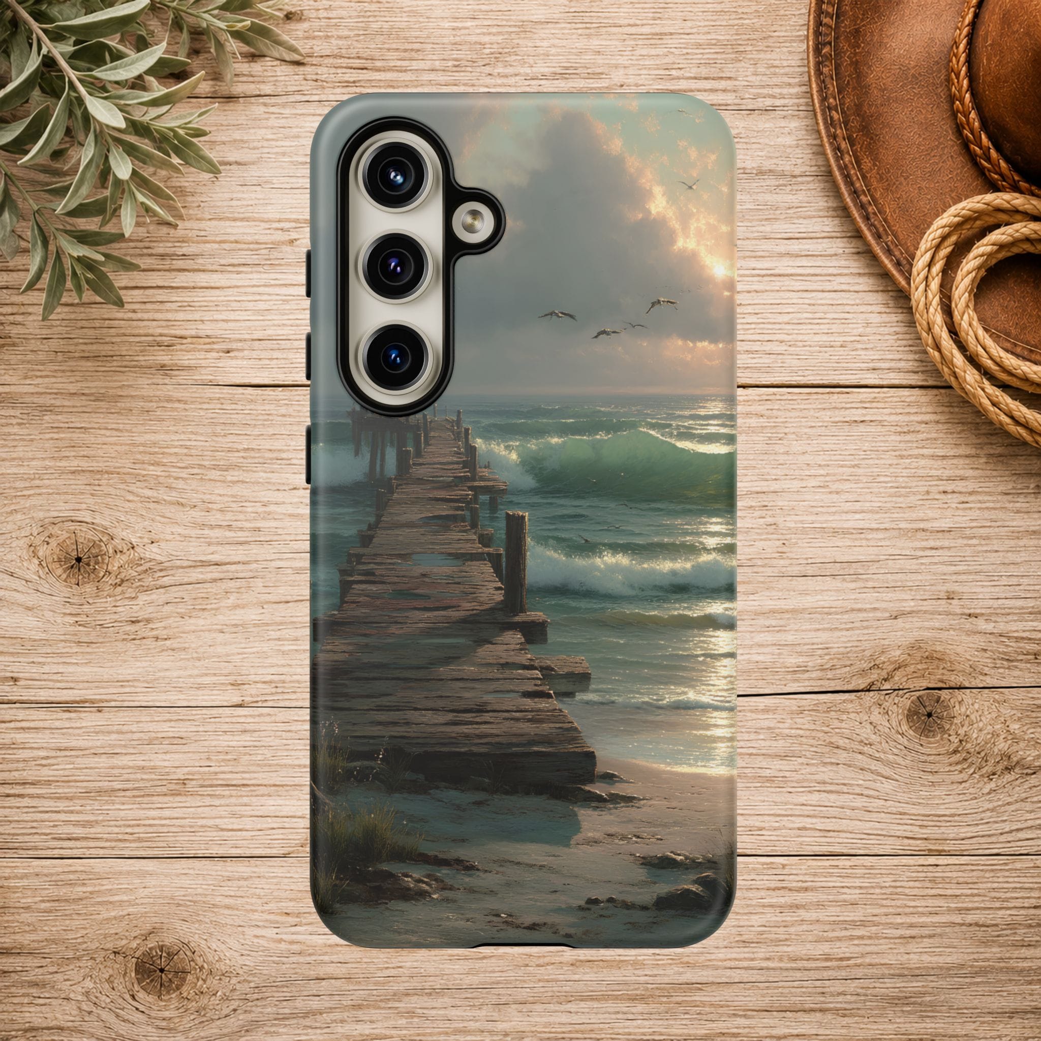 Wooden  Seaside Pier Phone Case