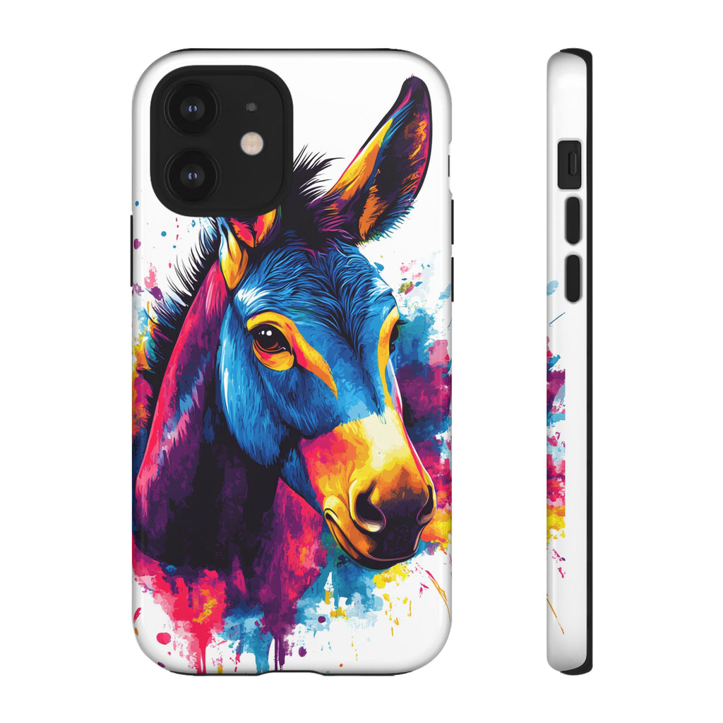Color Splash Donkey Phone Case