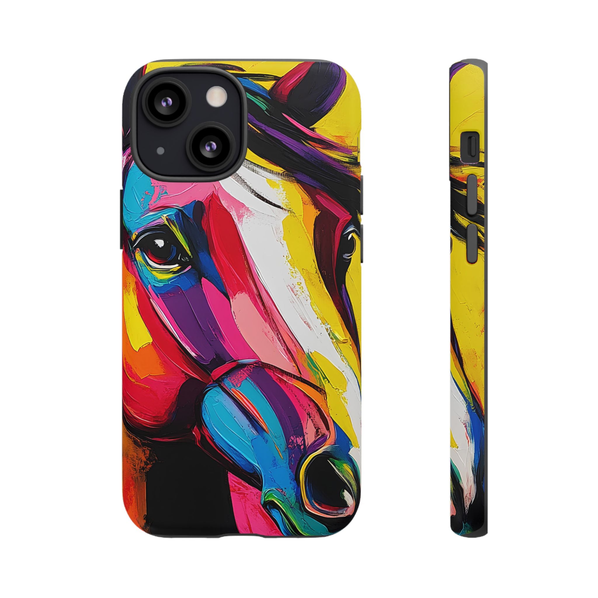 Abstract Colorful Horse Phone Case