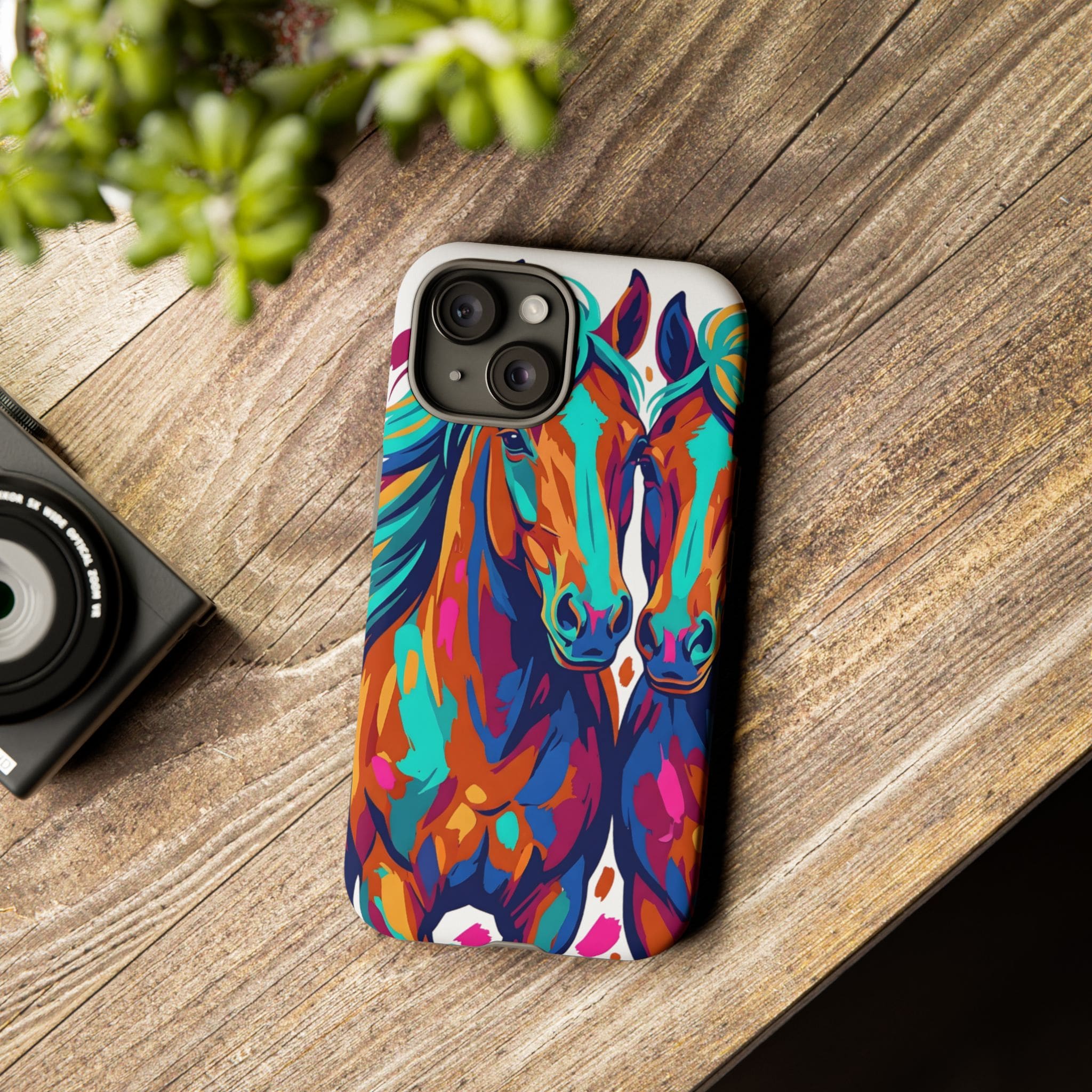 Vibrant Pop Art Equine Phone Case