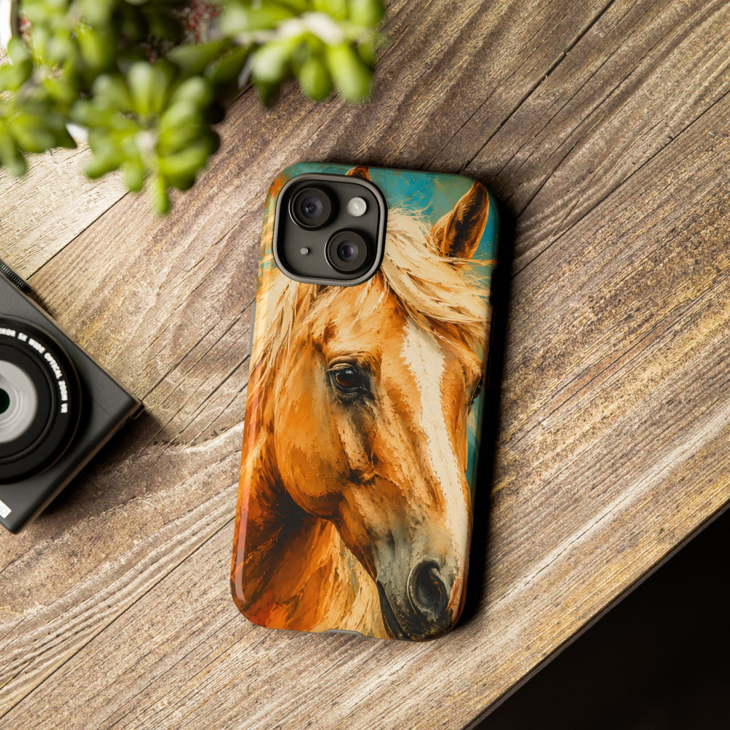 Golden Spirit Horse Phone Case