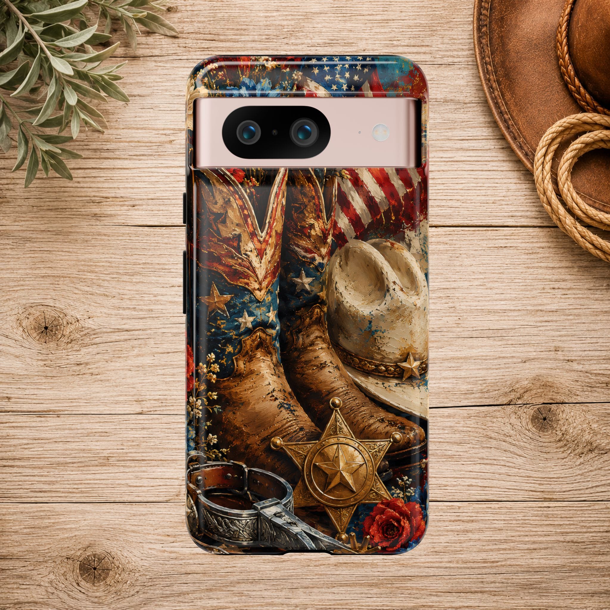Patriotic Cowgirl Phone Case