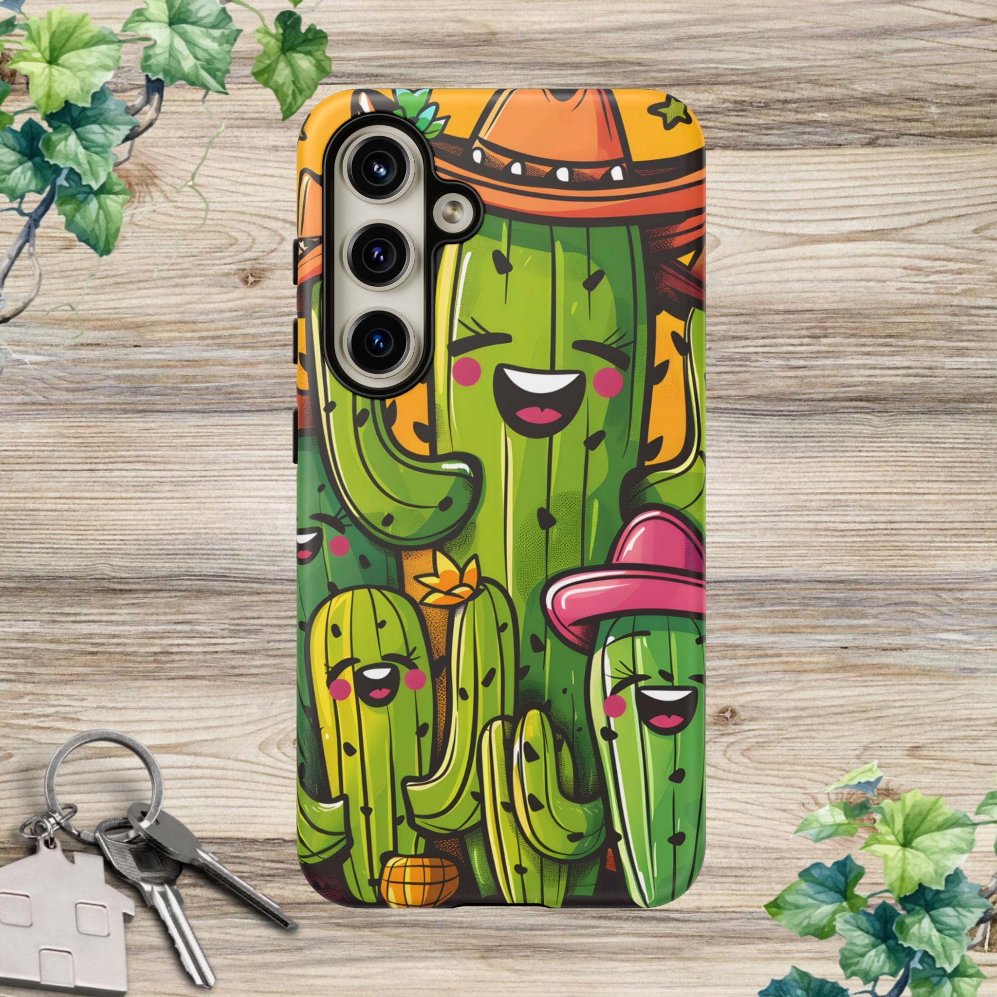 Happy Cactus Crew Phone Case