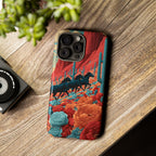 Desert Wild Horses Floral Phone Case