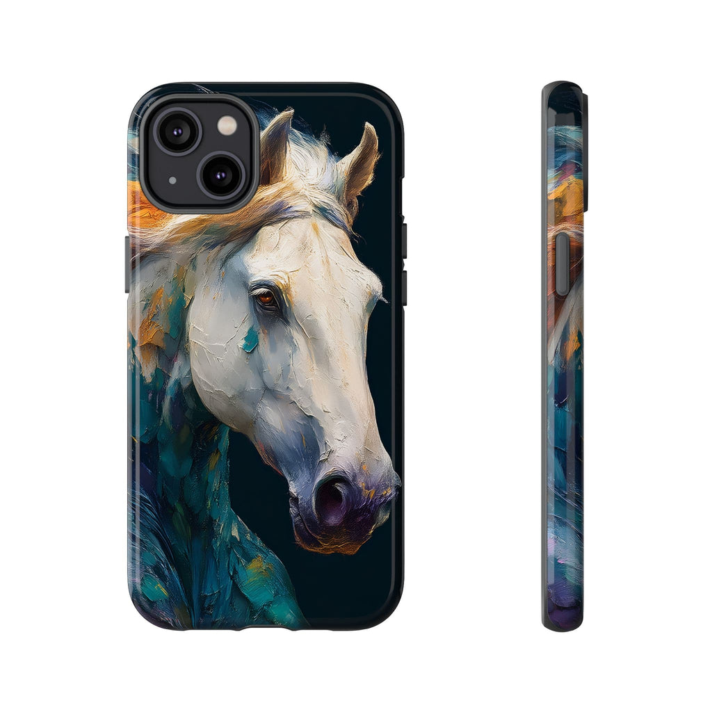 White Horse Art Phone Case