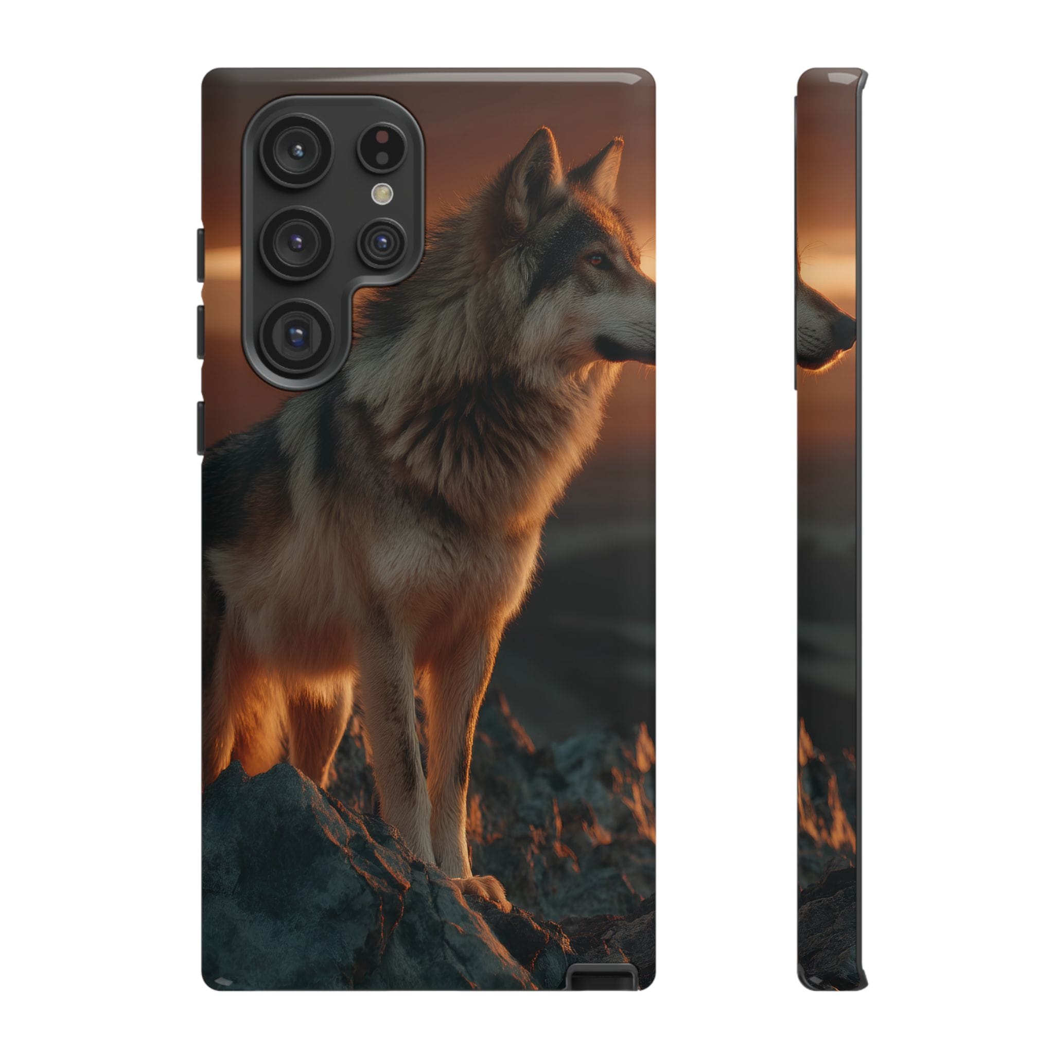 Wolf Sunset Phone Case